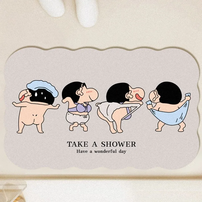 Japan Bathroom.Home - Alfombrillas absorbentes antideslizantes de secado rápido,