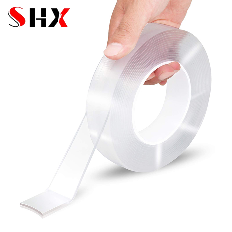 Home Bathroom Tiles - Cinta Nano transparente de doble cara,