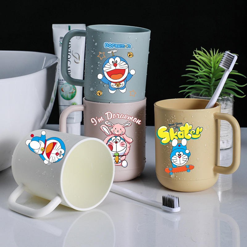 Japan Bathroom.Home - Vaso de agua Doraemon con estampado