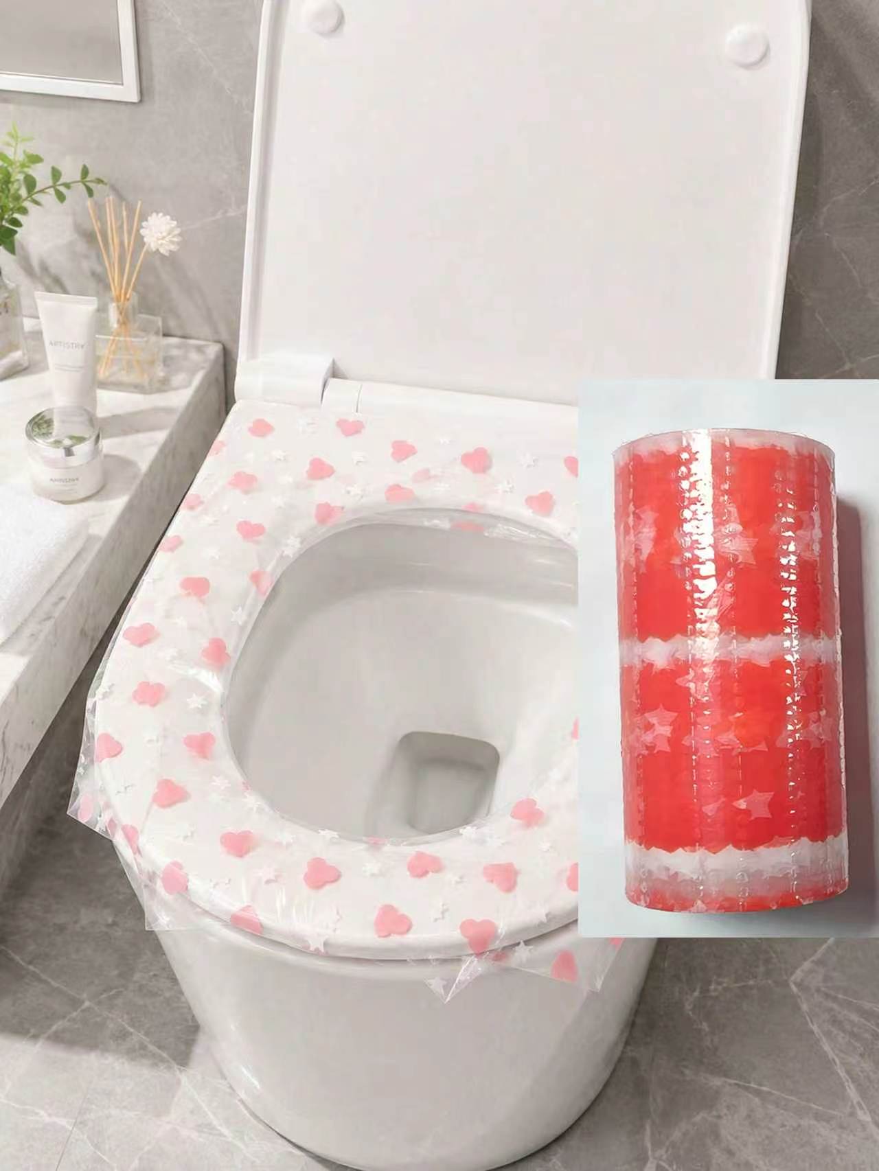 Home Creation Bathroom - 133 piezas/rollo de fundas desechables para