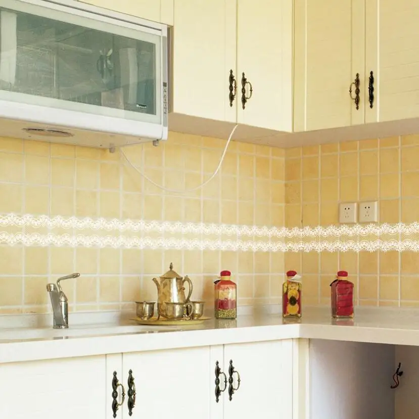 Home Bathroom Tiles - Papel tapiz con diseño de encaje