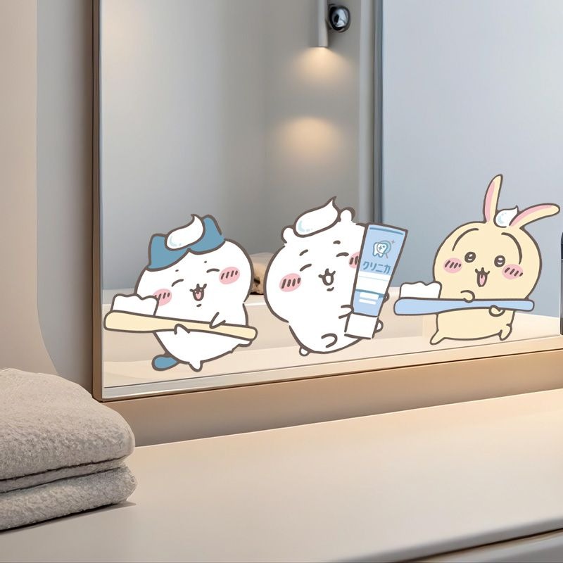 Pegatinas de Espejo Chiikawa,  - Japan Bathroom.Home reseña y precio