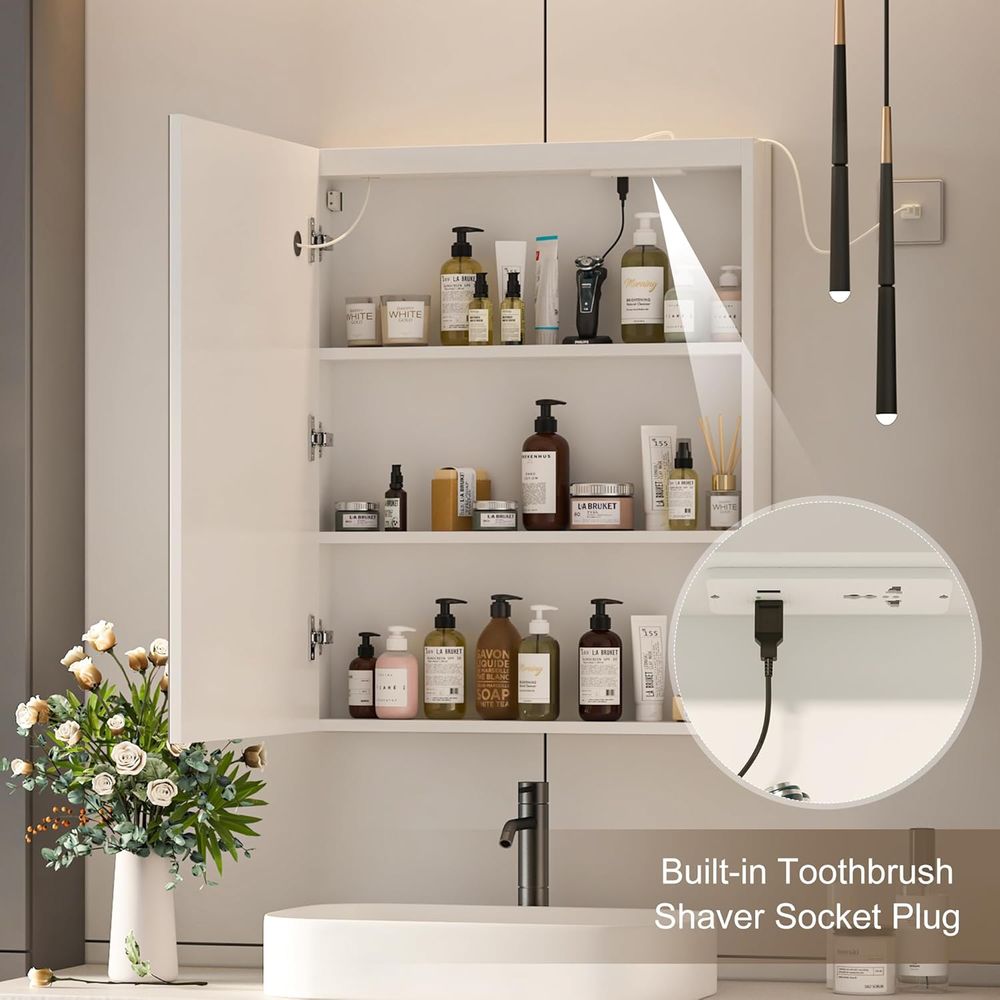 Gabinete de Medicamentos 24x30 - Home Outlet Bathroom Mirrors reseña y precio