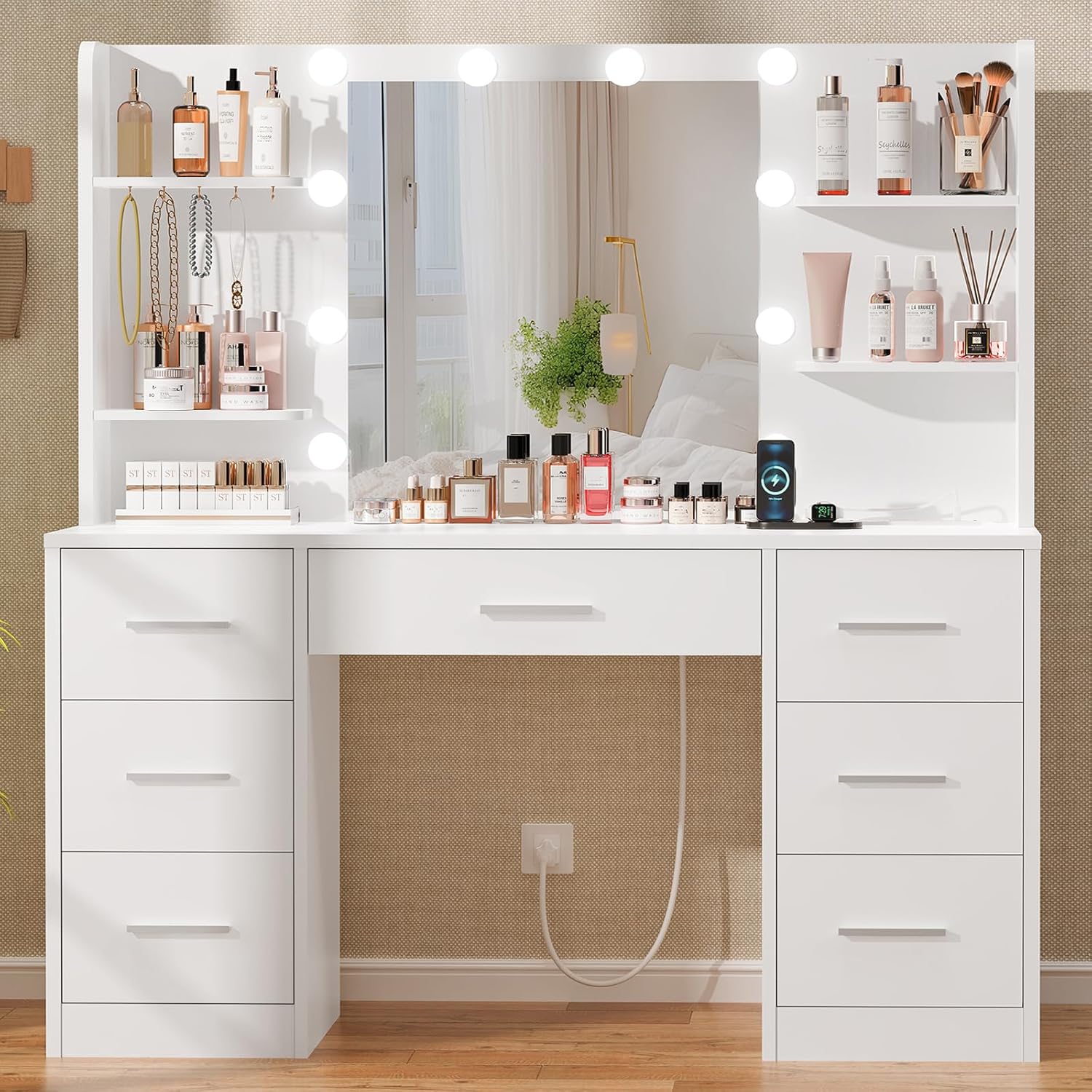 Mueble de tocador grande con e - Home Outlet Bathroom Mirrors reseña y precio