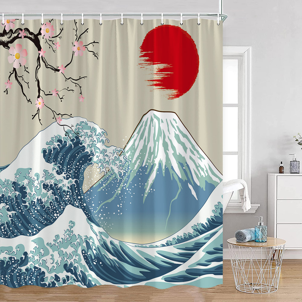 Cortinas de ducha de estilo ja - Japan Bathroom.Home reseña y precio